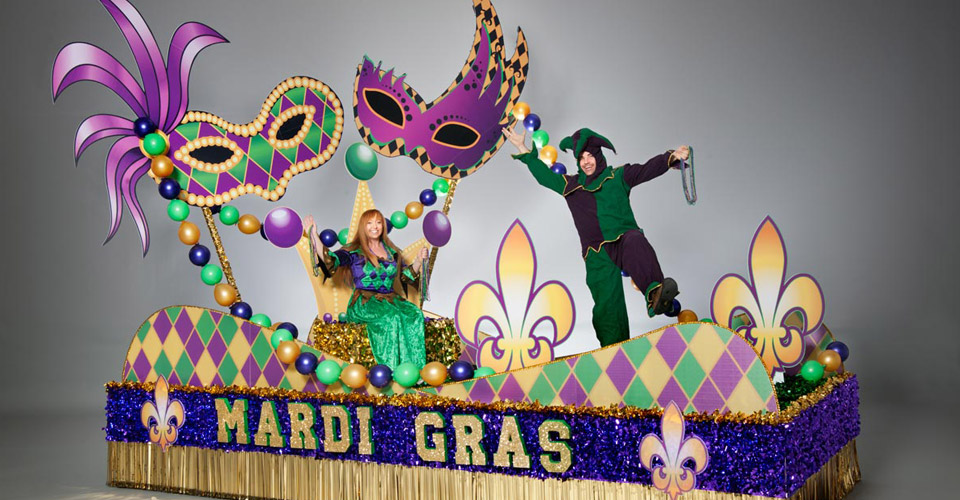 small mardi gras floats