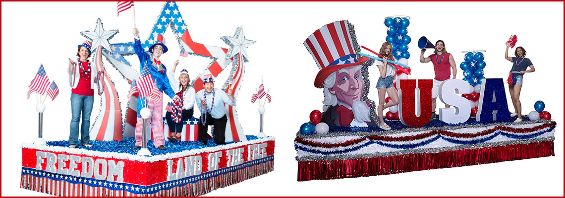 Patriotic Float Supplies