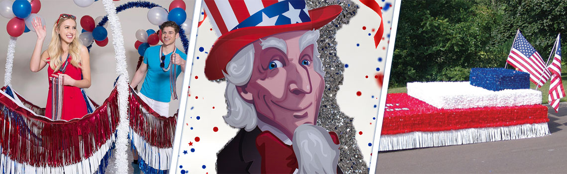 Patriotic Float Supplies