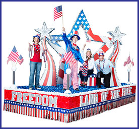 Patriotic Float Supplies