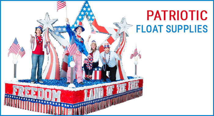 Patriotic Float Supplies