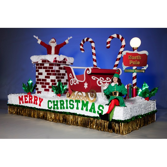 Complete Christmas Time Is Here Parade Float Decorating Kit