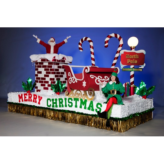 Complete Christmas Time Is Here Parade Float Decorating Kit