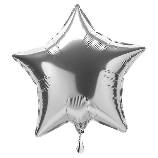 Oh jee uitblinken leerboek Silver Foil Star Balloon | Parade Float Supplies Now