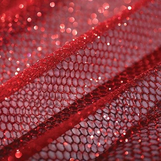 Red Glitter Fabric  Parade Float Supplies Now