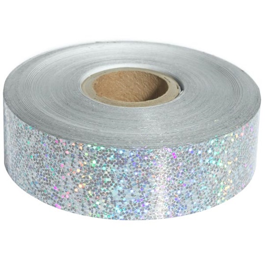 Silver Glitter Tape  Parade Float Supplies Now