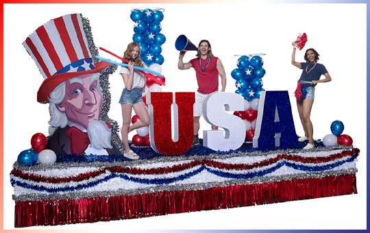 America's Uncle Sam Complete Float