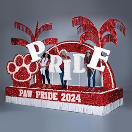 Complete Red Paw Pride Parade Float Decorating Kit