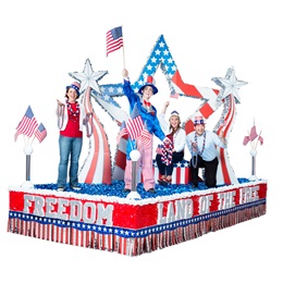 Complete Land of the Free Parade Float Decorating Kit