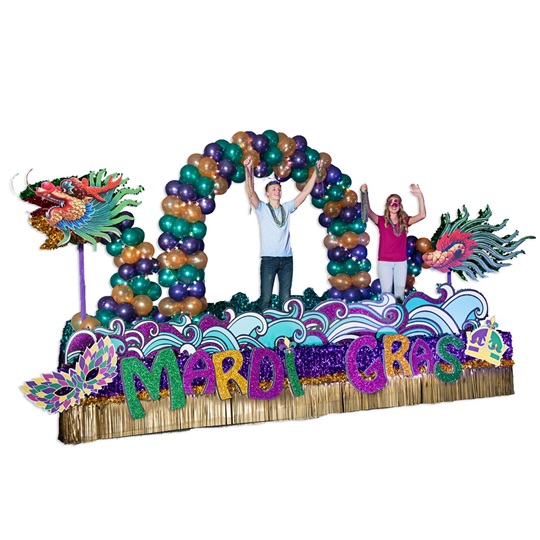 Complete Mardi Gras Mythology Parade Float Decorating Kit Parade