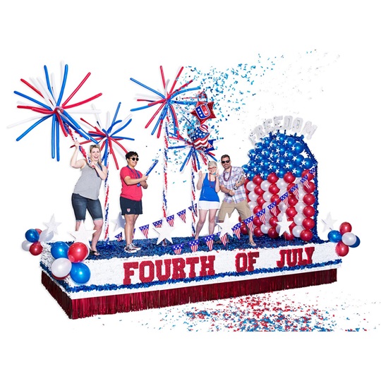 Complete Freedom Fourth Of July Parade Float Decorating Kit