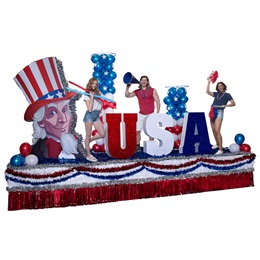 America's Uncle Sam Complete Patriotic Parade Float Theme