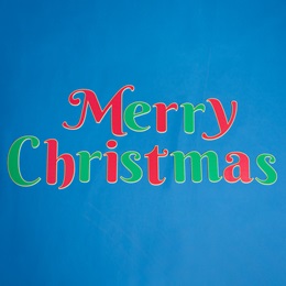 Merry Christmas Plastic Letters Kit (set of 2)