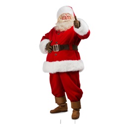 Thumbs Up Santa Yard Sign Kit