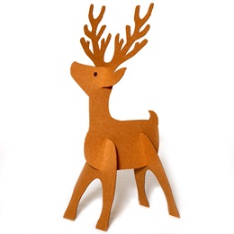 Dasher and Dancer Reindeer Cardboard Prop Kit