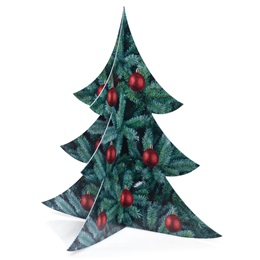 Full-Color Printed Holiday Tree
