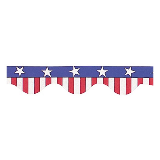 Patriotic Border Trim Parade Float Supplies Now
