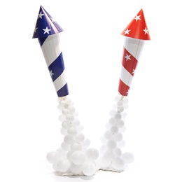 Patriotic Rockets Parade Float Kit (set of 2)