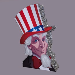 Uncle Sam Head Patriotic Parade Float Kit