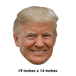Donald Trump Big Head Cutout with Stake