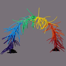 Twisty Balloons Rainbow Arch Parade Float Kit