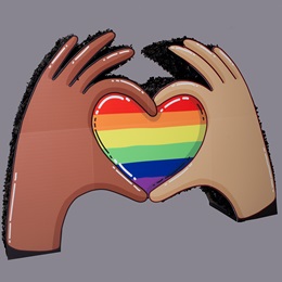 Rainbow Heart Hands Parade Float Kit