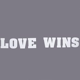 "Love Wins" Letters Parade Float Kit