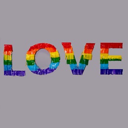 Rainbow "Love" Letters Parade Float Kit