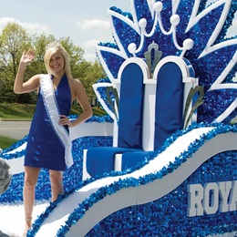 King and Queen Blue Throne Parade Float Kit