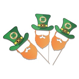 Leprechaun Face Cut Outs Kit (set of 6)