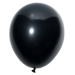 Fashion Color Latex Balloons - Black