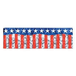 Stars and Stripes Fringe Banner