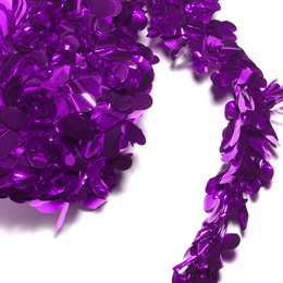 Metallic Petal Festooning - Purple (2/pkg)