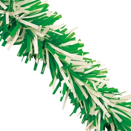 Green and White Twist Garland