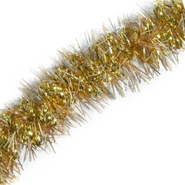 Gold Curly Velvet Garland, 2 in. x 15 ft.