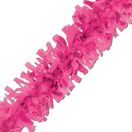 Tissue Festooning Garland - Cerise