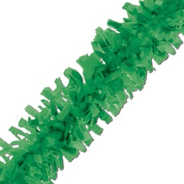 Tissue Festooning Garland - Green