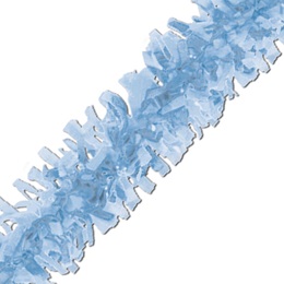 Tissue Festooning Garland - Light Blue