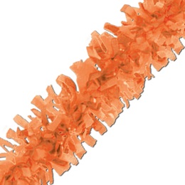 Tissue Festooning Garland - Orange