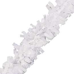 Tissue Festooning Garland - White