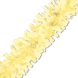 Tissue Festooning Garland - Yellow