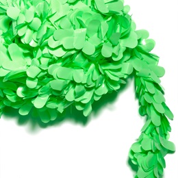 Vinyl Petal Festooning - Light Green (2/pkg)