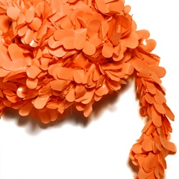 Vinyl Petal Festooning - Orange (2/pkg)