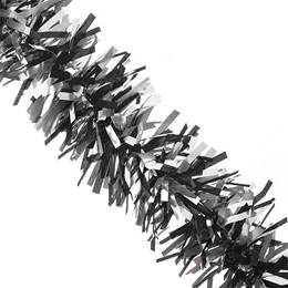 Black and White Vinyl Twist Garland