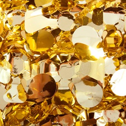 Gold Metallic Floral Sheeting