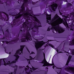 Purple Metallic Floral Sheeting