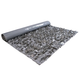 Gray Vinyl Floral Sheeting