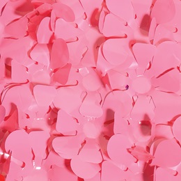 Pink Vinyl Floral Sheeting
