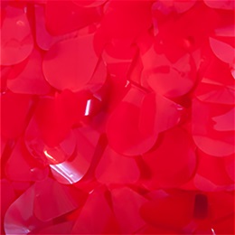 Red Vinyl Floral Sheeting