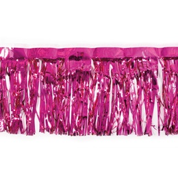 Cerise 30" Metallic Fringe